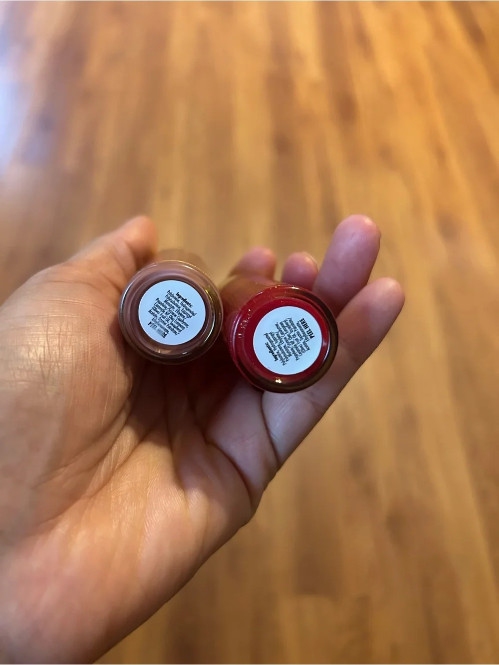 TRULY Lip Oil Duo - Nude Donut & Sparkling Red